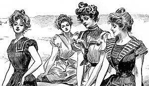 300px-Gibson_Girls_seaside_-cropped-_by_Charles_Dana_Gibson